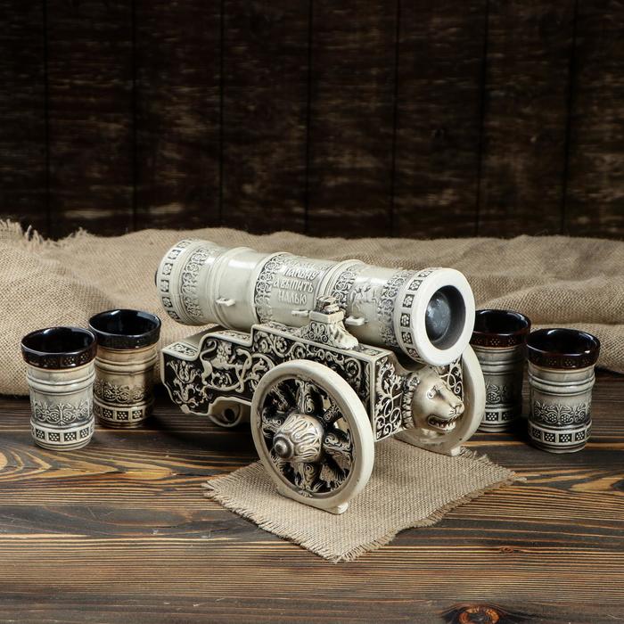 Набор для коньяка "Царь-пушка", 6 предметов, 1,8/30 л 
Набор для коньяка "Царь-пушка", 6 предметов, 1,8/30 л