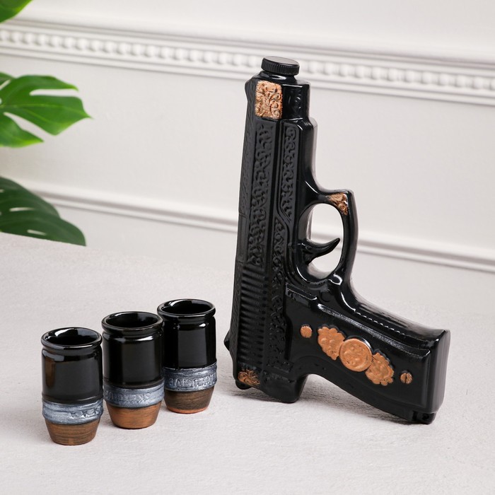 Набор для напитков "Беретта", 4 предмета, 0.5/0.08 л
Набор для напитков "Беретта", 4 предмета, 0.5/0.08 л