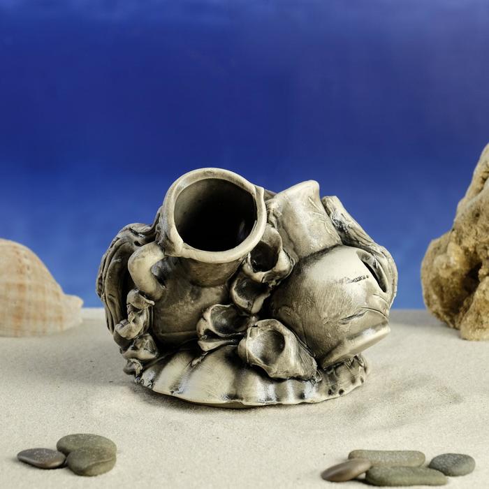 Декорация для аквариума ''Кувшин на ракушке'', 13 х 14 х 10 см, микс
Декорация для аквариума ''Кувшин на ракушке'', 13 х 14 х 10 см, микс