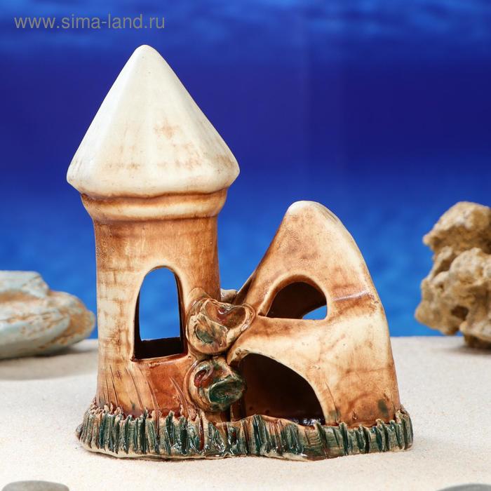 Декорация для аквариума "Башня со скалой'', 17 см, микс
Декорация для аквариума "Башня со скалой'', 17 см, микс