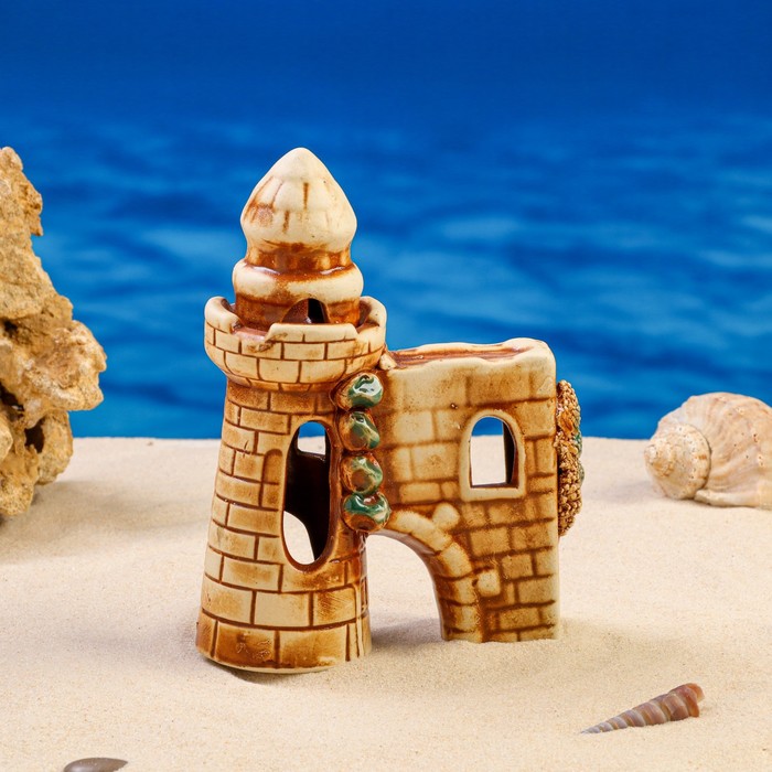 Декорация для аквариума "Башня с гротом", 7х14х20 см, микс
Декорация для аквариума "Башня с гротом", 7х14х20 см, микс