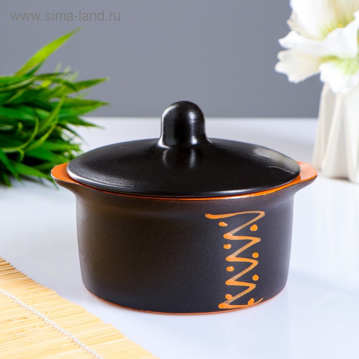 Кастрюля керамическая "Чугун" №3, 0,4 л
Кастрюля керамическая "Чугун" №3, 0,4 л