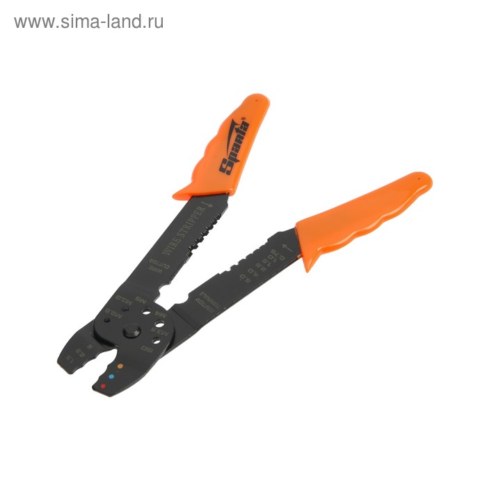 Стриппер Sparta, 210 мм, для зачистки проводов 0.75-6мм и обжима клемм 1.5-6мм
Стриппер Sparta, 210 мм, для зачистки проводов 0.75-6мм и обжима клемм 1.5-6мм