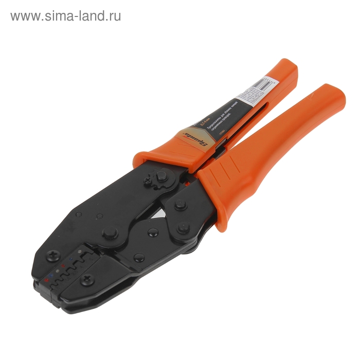 Кримпер Sparta, для опрессовки клемм электрокабеля 0.5–6 мм
Кримпер Sparta, для опрессовки клемм электрокабеля 0.5–6 мм