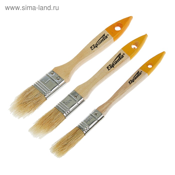 Набор кистей Sparta, плоские 13 мм, 19 мм, 25 мм, 3 шт.
Набор кистей Sparta, плоские 13 мм, 19 мм, 25 мм, 3 шт.
