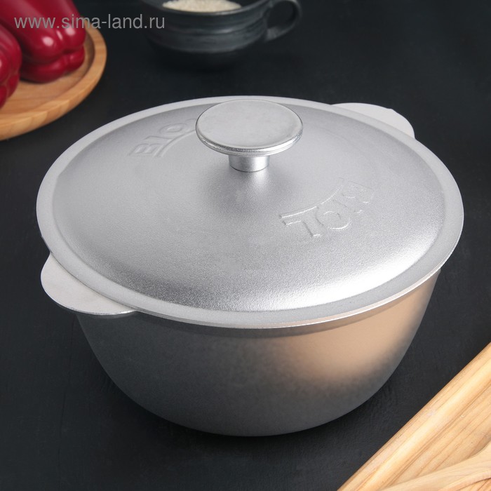 Казан с крышкой, 2 л, d=20 см 
Казан с крышкой, 2 л, d=20 см