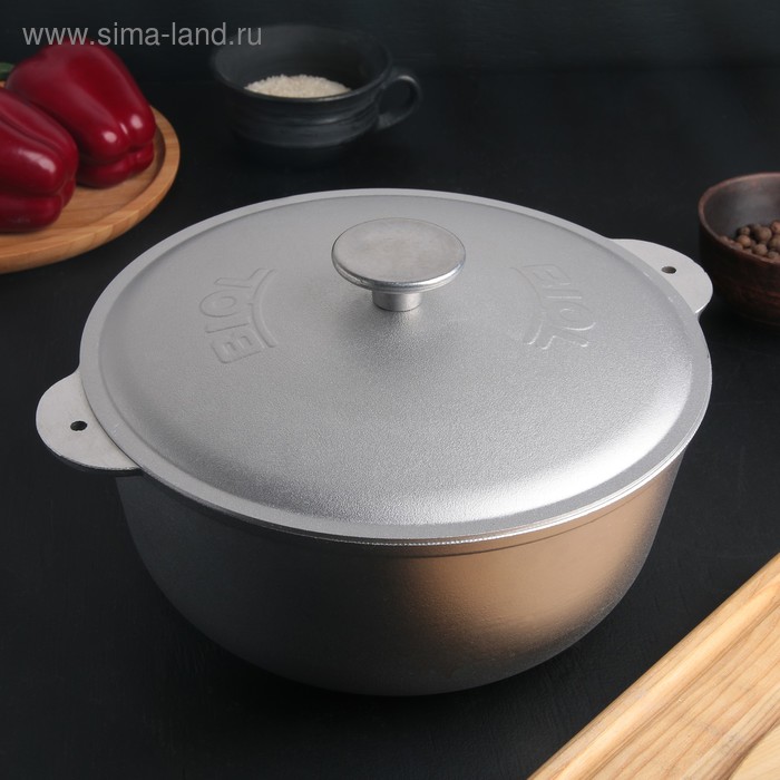 Казан с крышкой, 4 л, d=24 см
Казан с крышкой, 4 л, d=24 см