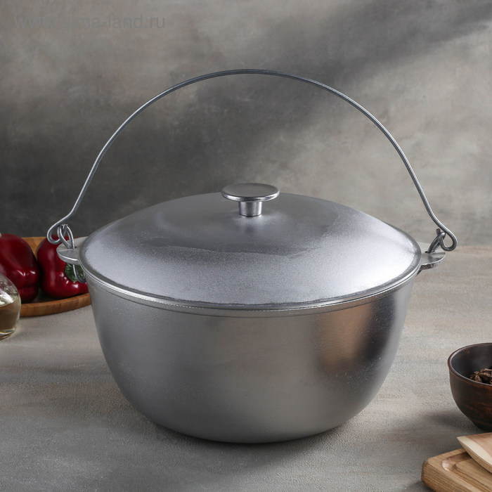 Казан походный «Туризм», 8 л, d=30 см, две ручки, крышка
Казан походный «Туризм», 8 л, d=30 см, две ручки, крышка