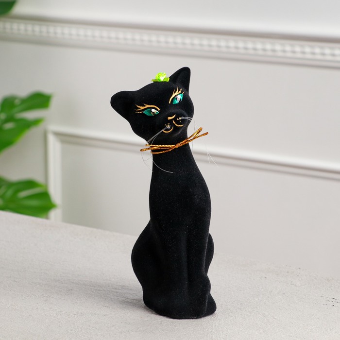 Копилка "Кошка Аннет", флок, чёрная, 24 см
Копилка "Кошка Аннет", флок, чёрная, 24 см