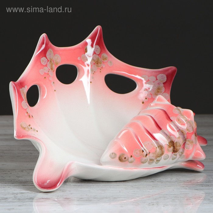 Ваза керамическая "Ракушка", настольная, 18 см
Ваза керамическая "Ракушка", настольная, 18 см