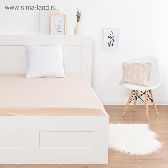 Простыня на резинке «Купу-купу», 140х200х20 см, бежевый, трикотаж
Простыня на резинке «Купу-купу», 140х200х20 см, бежевый, трикотаж