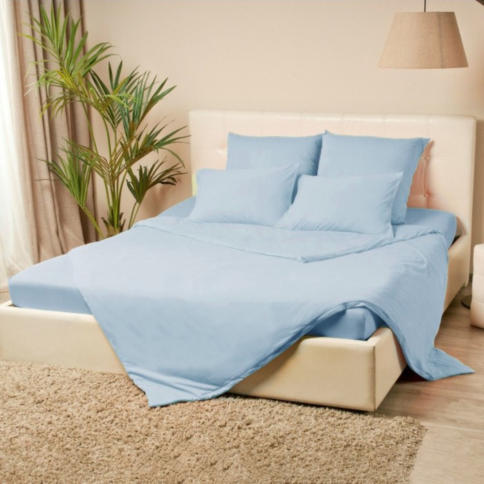 Простыня на резинке «Купу-купу», 140х200х20 см, голубой, трикотаж
Простыня на резинке «Купу-купу», 140х200х20 см, голубой, трикотаж