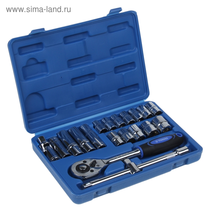 Набор инструментов в кейсе ТУНДРА, автомобильный, CrV, 1/2", 20 предметов
Набор инструментов в кейсе ТУНДРА, автомобильный, CrV, 1/2", 20 предметов