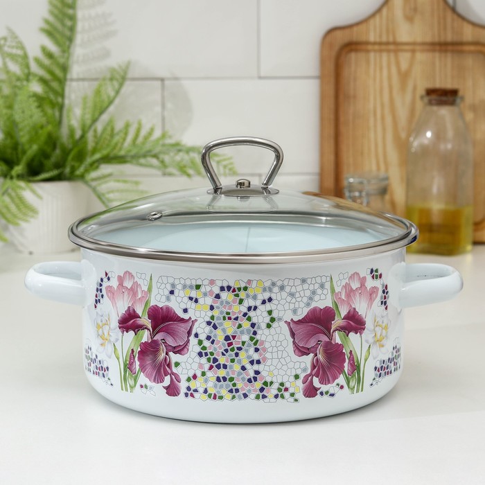 Кастрюля «Мозаика», 4 л, цвет белый
Кастрюля «Мозаика», 4 л, цвет белый