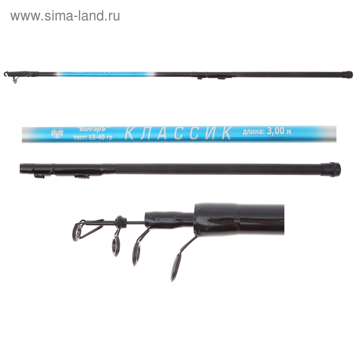 Удилище с/к «Волгаръ Классик» 3,0 м, 3 секции, тест до 40 г, композит
Удилище с/к «Волгаръ Классик» 3,0 м, 3 секции, тест до 40 г, композит