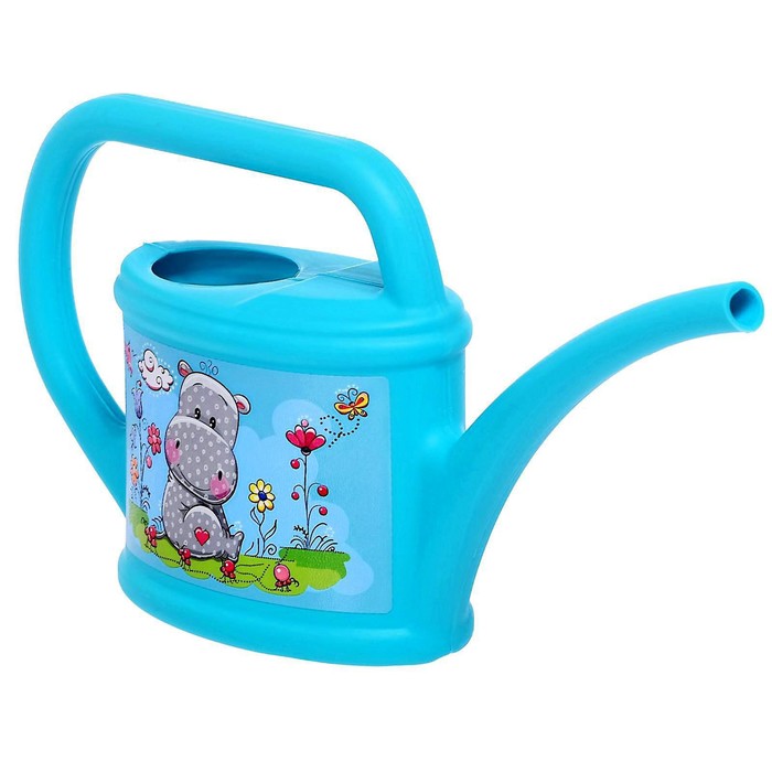 Лейка детская «Декор», 0,4 л, голубая, декор МИКС 
Лейка детская «Декор», 0,4 л, голубая, декор МИКС