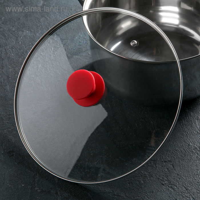 Крышка для сковороды и кастрюли стеклянная , d=28 см, ручка силиконовая МИКС
Крышка для сковороды и кастрюли стеклянная , d=28 см, ручка силиконовая МИКС