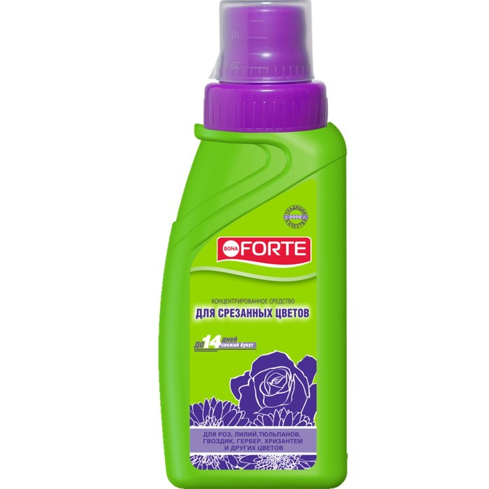 Средство Бона Форте для сохранения свежести срезанных цветов, флакон 285 мл
Средство Бона Форте для сохранения свежести срезанных цветов, флакон 285 мл