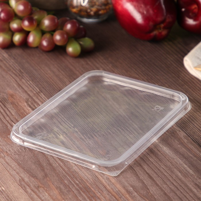 Набор одноразовых крышек для контейнера, 17,9×13,2 см, 50 шт, цвет прозрачный
Набор одноразовых крышек для контейнера, 17,9×13,2 см, 50 шт, цвет прозрачный