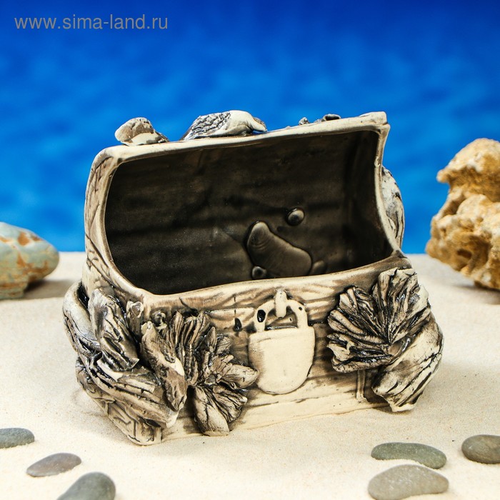 Декорация для аквариума "Сундук'', 13 см, микс
Декорация для аквариума "Сундук'', 13 см, микс