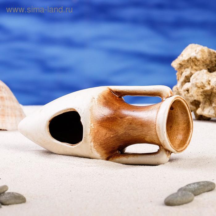 Декорация для аквариума "Амфора'', 7х16х8 см, микс
Декорация для аквариума "Амфора'', 7х16х8 см, микс