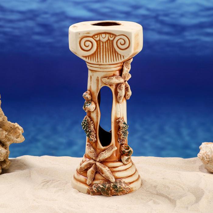 Декорации для аквариума "Греческая колонна", 14х12х28 см, микс
Декорации для аквариума "Греческая колонна", 14х12х28 см, микс