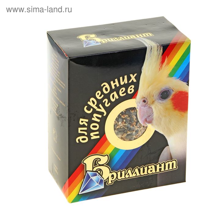 Корм "Бриллиант Премиум" для средних попугаев, 1,5 кг
Корм "Бриллиант Премиум" для средних попугаев, 1,5 кг