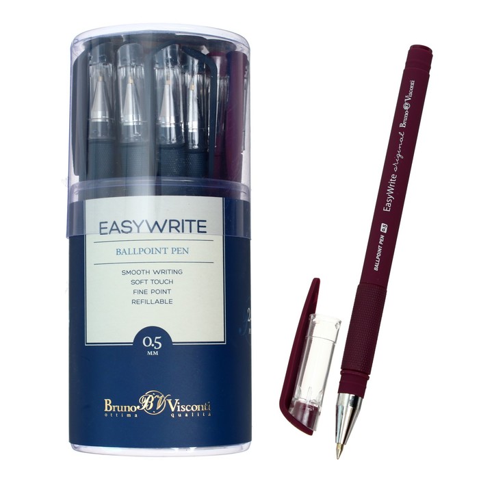 Ручка шариковая EasyWrite Original, узел 0.5 мм, синие чернила, матовый корпус Silk Touch, МИКС
Ручка шариковая EasyWrite Original, узел 0.5 мм, синие чернила, матовый корпус Silk Touch, МИКС