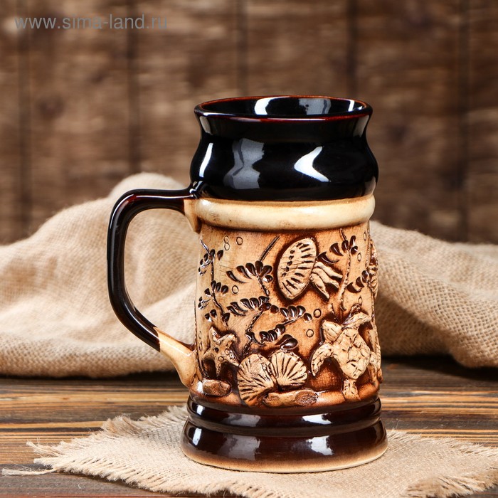 Бокал для пива "Морская лепка", 0.9 л, микс
Бокал для пива "Морская лепка", 0.9 л, микс