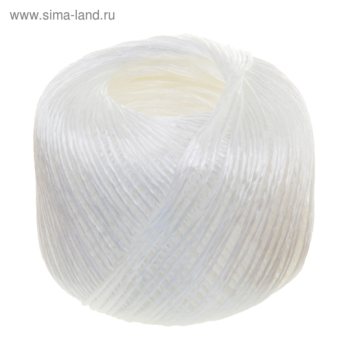 Шпагат ПП, d=1,6 мм, 416 м, цвет белый
Шпагат ПП, d=1,6 мм, 416 м, цвет белый