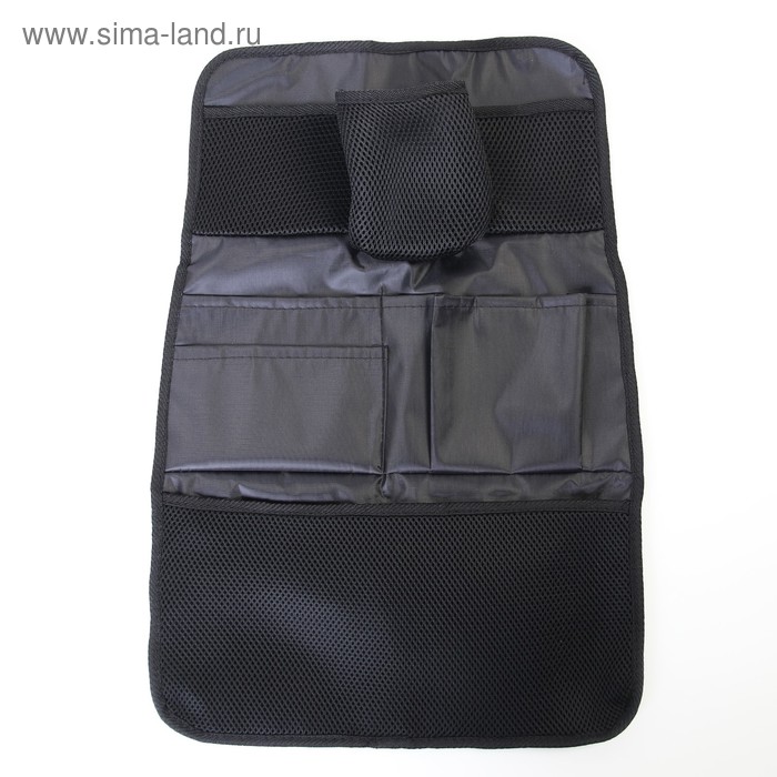 Органайзер на спинку сиденья, 7 карманов, цвет чёрный
Органайзер на спинку сиденья, 7 карманов, цвет чёрный