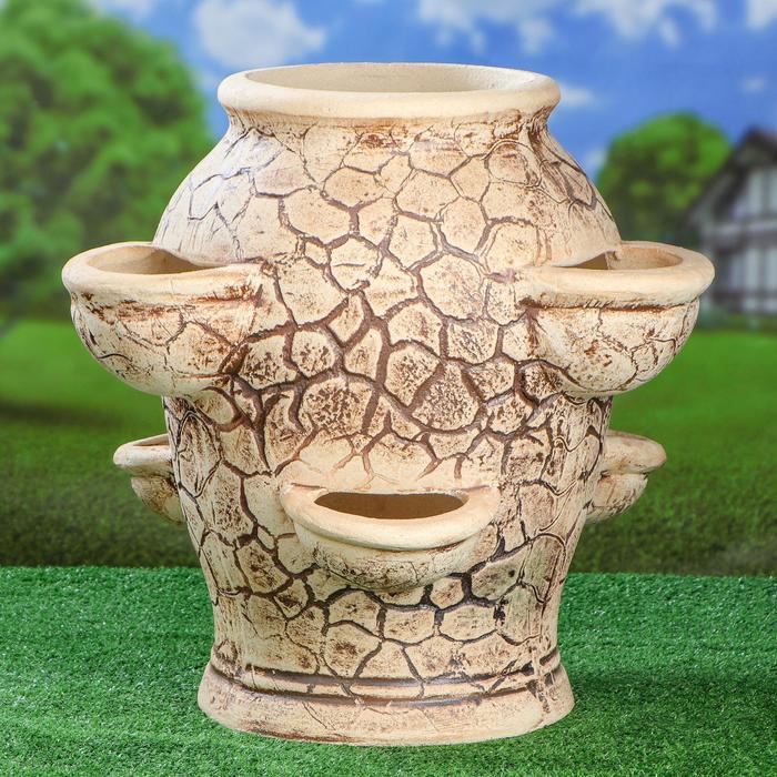 Кашпо садовое "Земляничница", шамот, 60 л
Кашпо садовое "Земляничница", шамот, 60 л