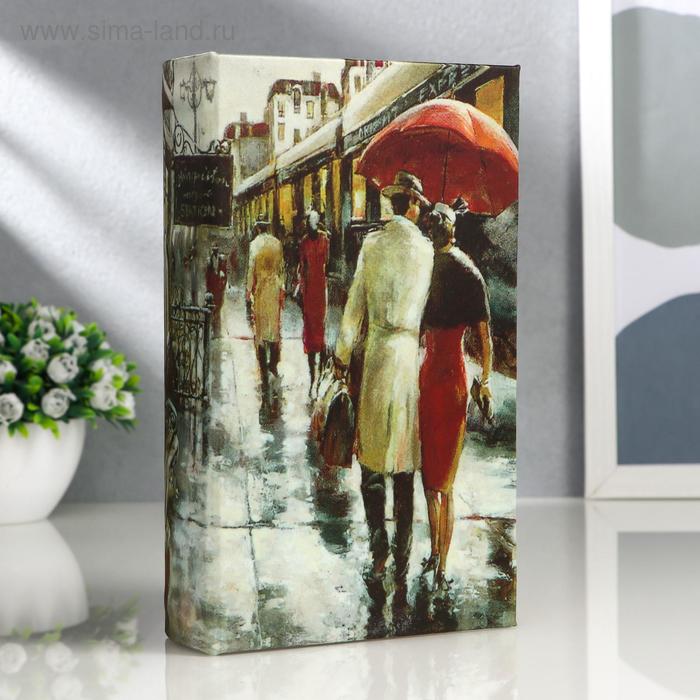 Сейф-книга дерево "Прогулка под дождём" 21х13х5 см
Сейф-книга дерево "Прогулка под дождём" 21х13х5 см