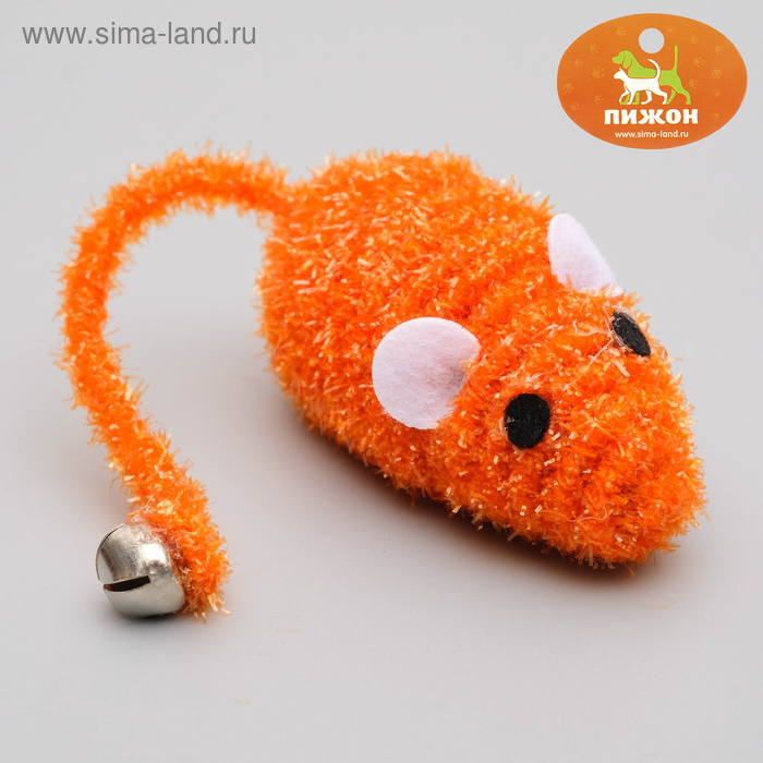 Мышь-погремушка 7 см, микс цветов
Мышь-погремушка 7 см, микс цветов