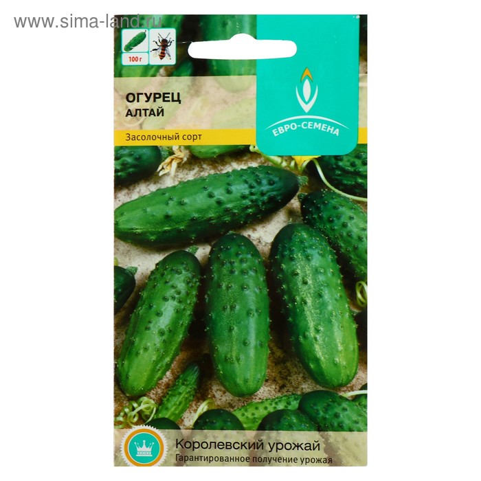 Семена Огурец Алтай пчелоопыляемый 0,5 г.
Семена Огурец Алтай пчелоопыляемый 0,5 г.