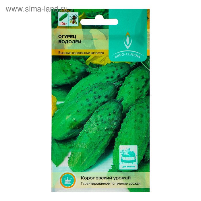 Семена Огурец Водолей пчелоопыляемый 0,3 г.
Семена Огурец Водолей пчелоопыляемый 0,3 г.