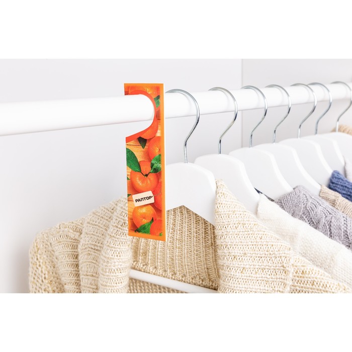 Секция от моли "Раптор", с ароматом мандарина, 2 шт
Секция от моли "Раптор", с ароматом мандарина, 2 шт