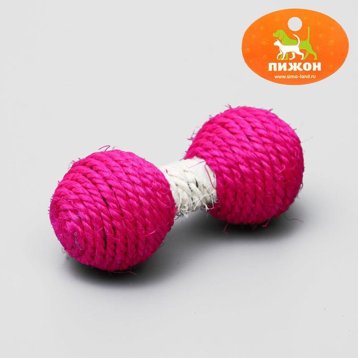 Гантель-погремушка сизалевая, 11,5 см, микс цветов
Гантель-погремушка сизалевая, 11,5 см, микс цветов