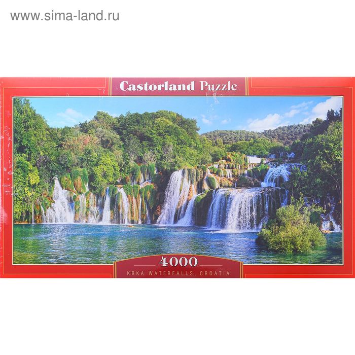 фото Пазл «водопады крка. хорватия», 4000 элементов castorland