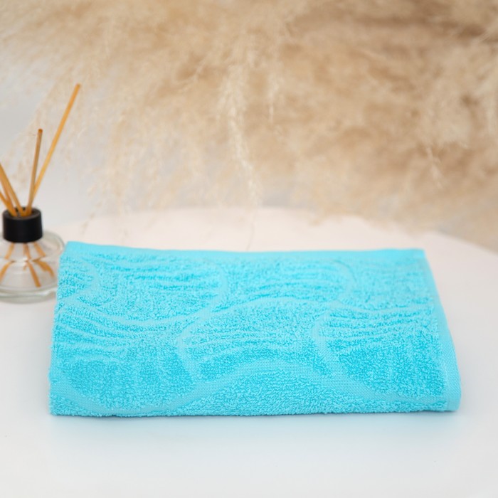 Полотенце махровое «Волна», размер 30х70 см, цвет голубой, 300 г/м²
Полотенце махровое «Волна», размер 30х70 см, цвет голубой, 300 г/м²