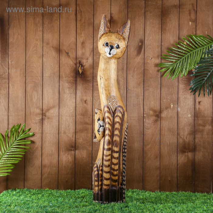 Сувенир дерево "Кошка с котенком" 80х15х8 см
Сувенир дерево "Кошка с котенком" 80х15х8 см