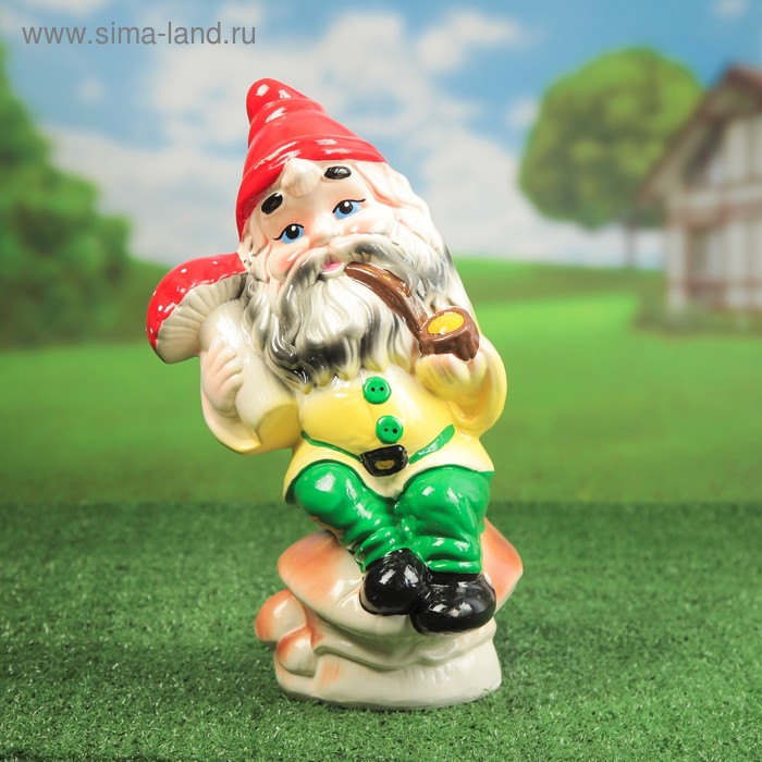 Садовая фигура "Гном на грибочке", разноцветная, 40 см, микс
Садовая фигура "Гном на грибочке", разноцветная, 40 см, микс