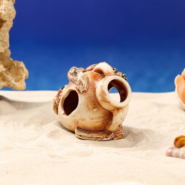 Декорация для аквариума "Амфора'', 8х12х9 см, микс
Декорация для аквариума "Амфора'', 8х12х9 см, микс