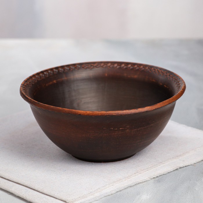 Салатник "Вышивка", декор, красная глина, 1 л
Салатник "Вышивка", декор, красная глина, 1 л