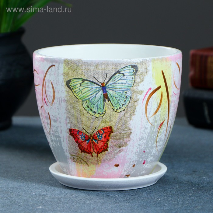 Кашпо "Винтаж" бабочки 0,8 л
Кашпо "Винтаж" бабочки 0,8 л