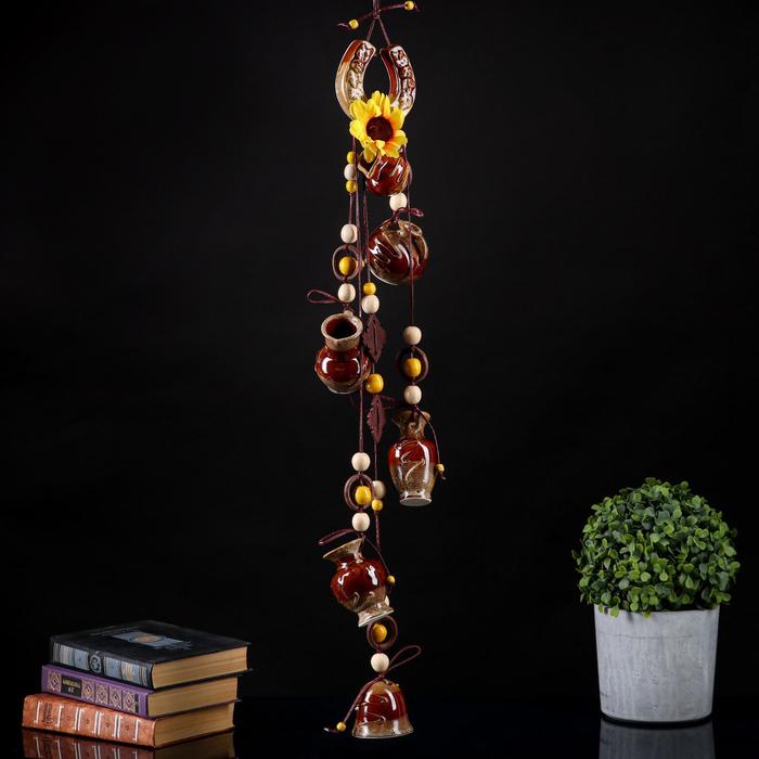 Оберег "Подкова и подсолнухи", 86 см, микс
Оберег "Подкова и подсолнухи", 86 см, микс