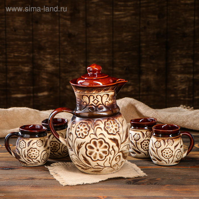 Набор для напитков "Лето", 5 предметов, 2.5/0.4 л
Набор для напитков "Лето", 5 предметов, 2.5/0.4 л