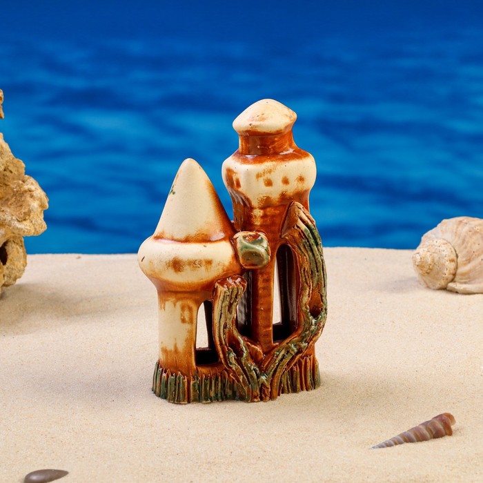 Декорация для аквариума "Куполок двойной", 8х10х16 см, микс
Декорация для аквариума "Куполок двойной", 8х10х16 см, микс