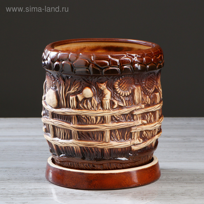 Горшок для цветов "Село", 2.4 л
Горшок для цветов "Село", 2.4 л