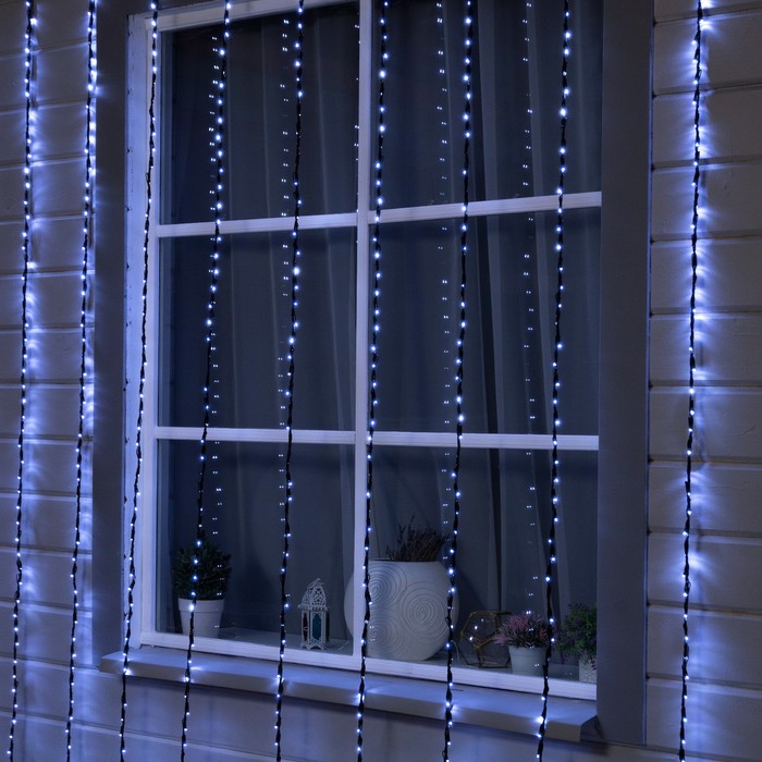 Гирлянда «Водопад» 2 × 3 м, IP44, УМС, тёмная нить, 800 LED, свечение белое, 8 режимов, 220 В
Гирлянда «Водопад» 2 × 3 м, IP44, УМС, тёмная нить, 800 LED, свечение белое, 8 режимов, 220 В